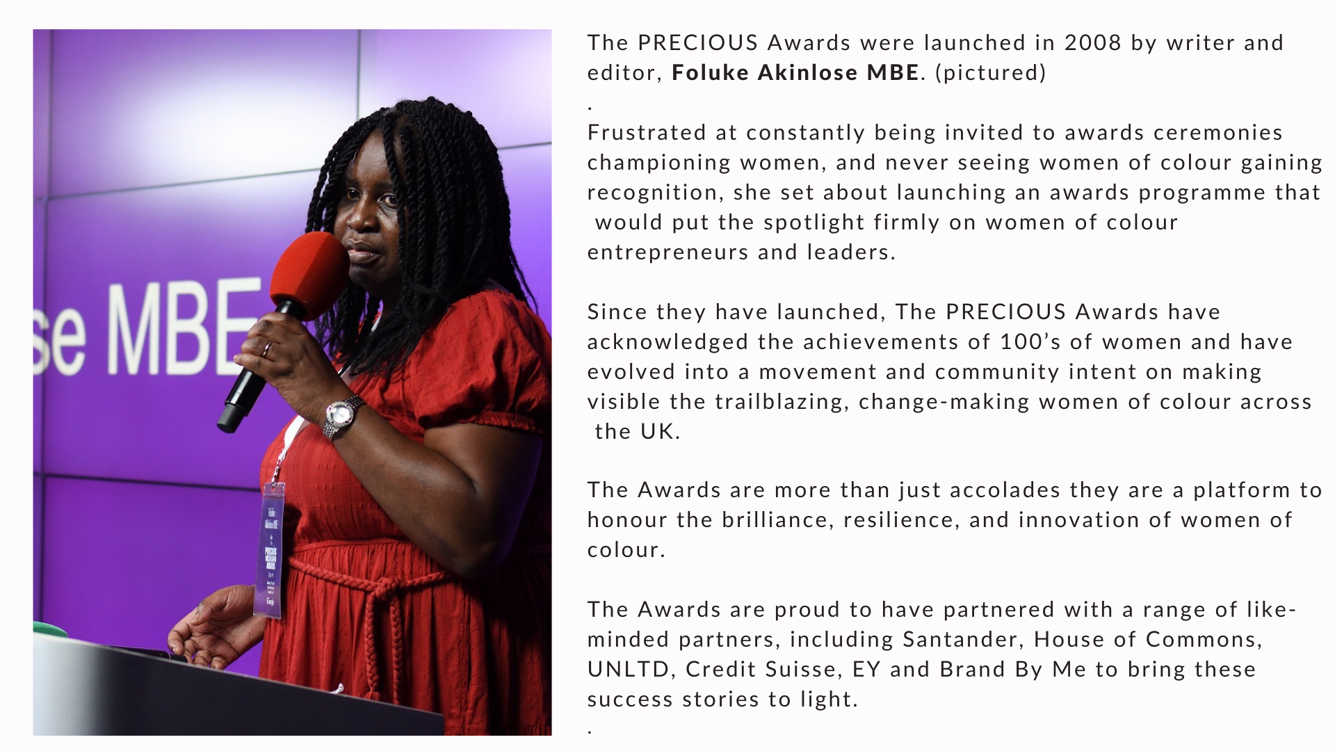 about the precious awards